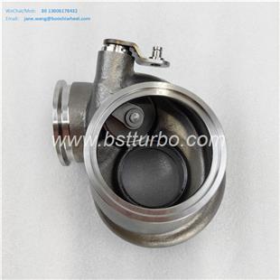 G25 Reverse Rotation Turbine Housing AR 0.49 V-Band with wastegate G25-550 G25-660 Stainless Steel Material 