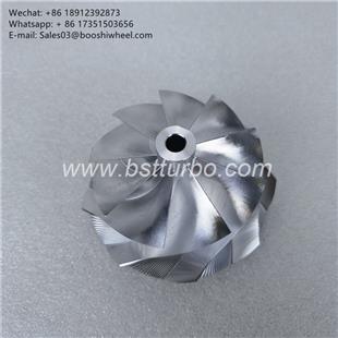 Free shipping G35-900 Reverse Rotation Compressor wheel 62*76mm point milling 9 blade