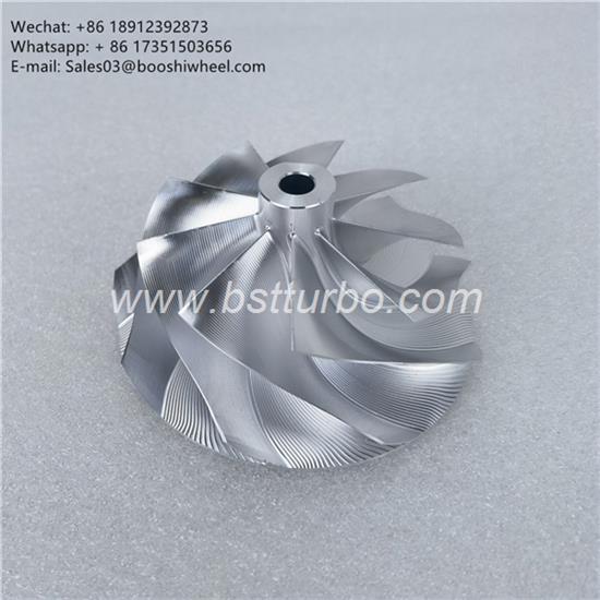 Free shipping G35-900 Standard rotation Compressor wheel 62*76mm 9 balde point milling